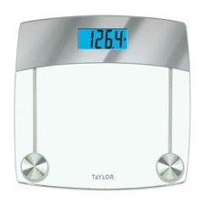 Taylor Precision Products 75244192 Digital Glass Bathroom Scale with Stainless