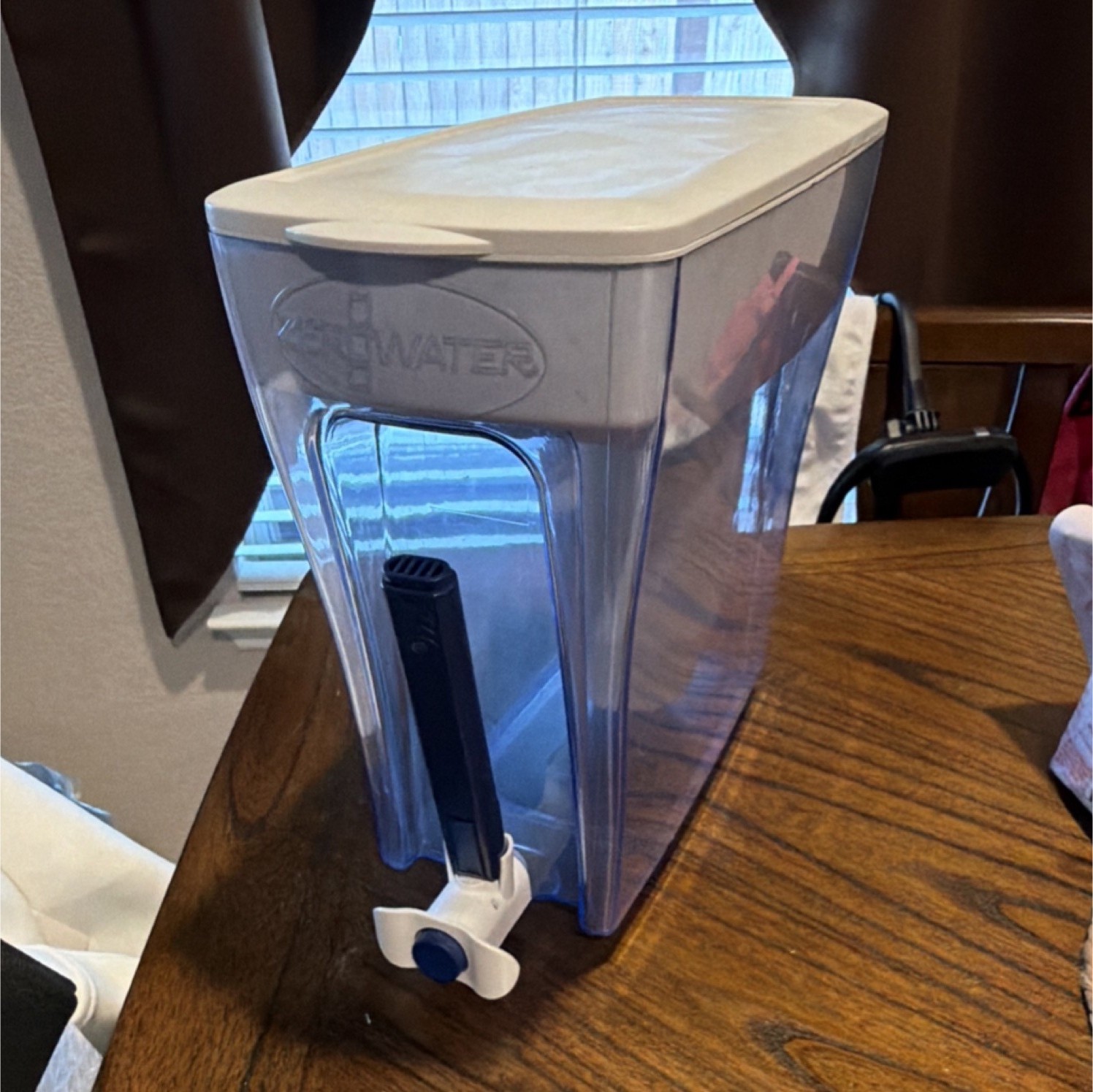 ZeroWater Water Filter Dispenser Multi-Color Clear White Blue Durable Plastic