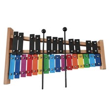 27 Note Xylophone W/ 2 Mallets Wooden Easy to Learn Professional Percussion