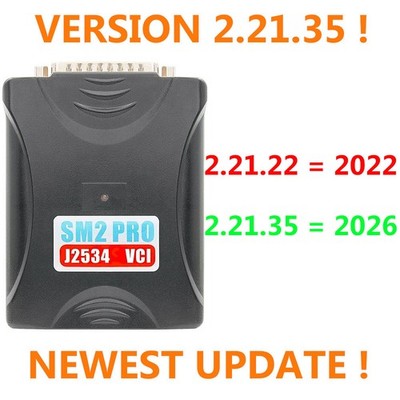 SM2 PRO 2.21.35 2026 Chiptuning & OEM Software PKW & LKW VCI für Xentry ODIS usw
