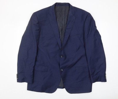 Anzugjacke Herren UK Größe 46 ROY ROBSON Regular Blau