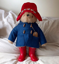 Gabrielle Designs Paddington Bear Plush Soft Toy Blue Duffle Coat With Tags