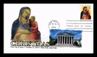 DR JIM STAMPS US COVER LORENZO MONACO CHRISTMAS MADONNA AND CHILD FDC