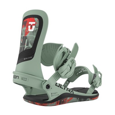 Union Ultra Snowboard Bindings Men's Large (US 10.5-13) Sage Green