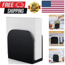 Rustic Black Napkin Holder - Elegant Storage Solution for Every Table Setting