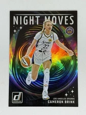 2025 Panini Donruss WNBA Cameron Brink Night Moves #2 SSP LA Sparks