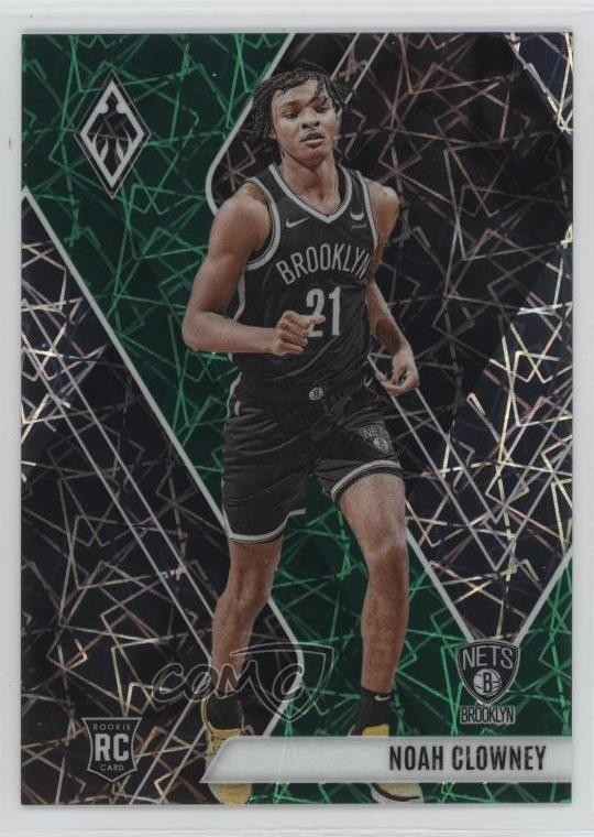 2023-24 Panini Phoenix Rookies Green Lazer /175 Noah Clowney #286 Rookie RC