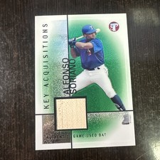 Alfonso Soriano 2004 Topps Pristine Key Acquisitions Game Used Bat Relic KA-AS