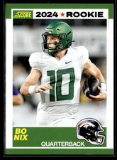 2024 Panini Score Football #9 Bo Nix Rookie RC