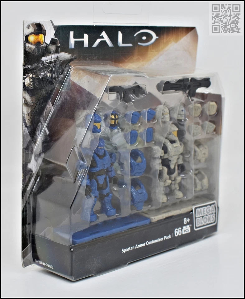 HALO MEGA BLOKS CONSTRUX SPARTAN ARMOR CUSTOMIZER PACK DLB92 WARRIOR DEFENDER - Imagem 2 de 4