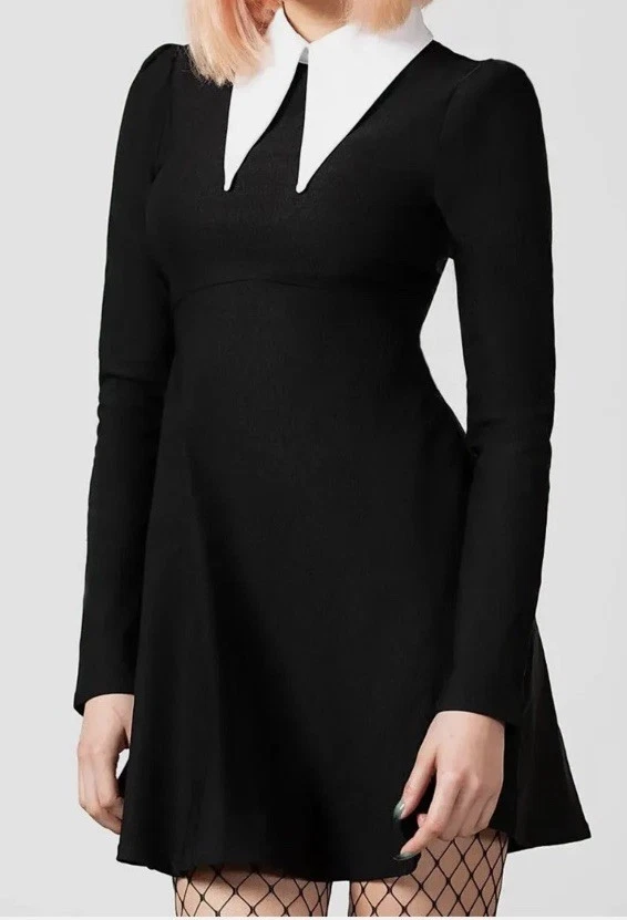 open lace back dress Killstar