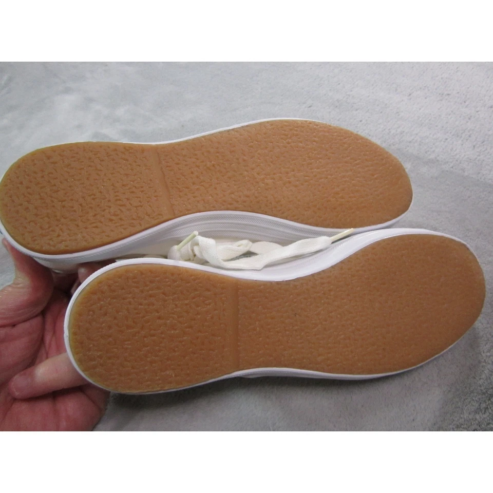 Zapatillas deportivas de lona para mujer Keds talla 8 blancas bajas con cordones 2k CVO Foto 2 de 4