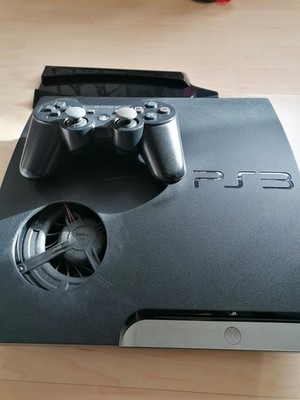 Sony PS3 Slim-Version Schwarz Konsole 500GB HDD CECH-2504 A