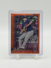 Topps 2025 Topps Chrome Richard Fitts RC Serial Numbered #72 Red Sox /25