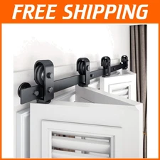 Easy Install Black Door Hardware for Four 18" Doors