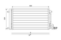 Valeo Kondensator Klimaanlage 814364 FüR Seat Audi 6K1 Skoda VW Ibiza Aluminium