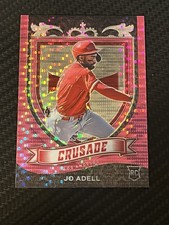 2021 Panini Chronicles Crusade Pink Pulsar Jo Adell #3 Rookie RC