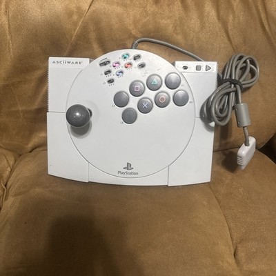 Asciiware Ascii Stick PlayStation 1 PS1 Arcade Joystick Controller Tested Works