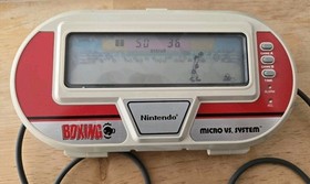 1984 Nintendo Micro Vs System Boxing Handheld Game Tested Works Vintage VTG