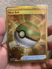 23 karat gold plated pokemon card value Amazon.com: Pokemon - Nest Ball 255/198 - Scarlet & Violet - Secret Rare main image 1