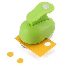 3/8 Inch Circle Punch Lever Action 10mm Hole, Paper Craft Scrapbooking Tag DIY