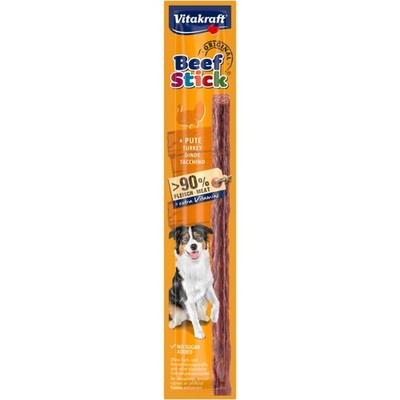 50 x VITAKRAFT BEEF STICK PUTE 12G PK: Putenfleisch-Leckerlis für Hunde