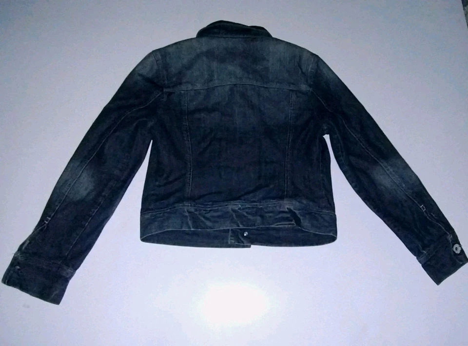 Chaqueta vaquera recortada Y2K Arizona para mujer L forrada camuflada CountryWestern Distress Foto 2 de 4