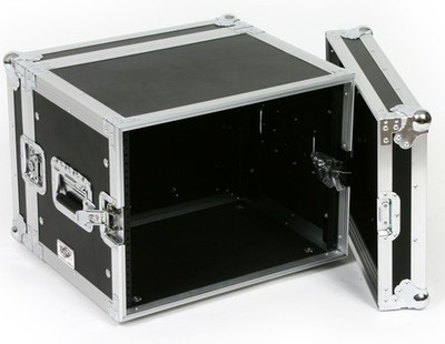 OSP 8-Space ATA 8U Shallow Effects Rack Road Tour Flight Case - RC8U-14 ...