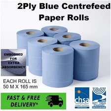 KITCHEN CATERING TOWEL ROLL,2 PLY, CENTREFEED,WIPER,INDUSTRIAL.HAND,DIY, STRONG