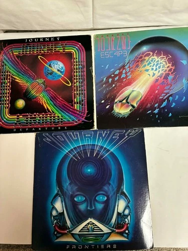Journey Lot of 3 Albums LP Vinyl 1980s Escape Frontiers Departure