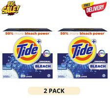 2 Pack Tide Powder Laundry Detergent With Ble...