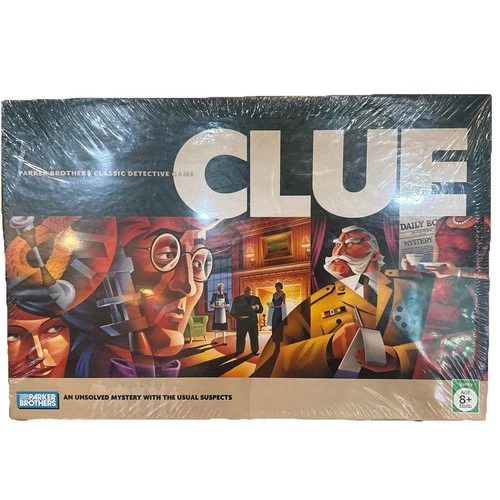 Parker Brothers Clue Board Game Vintage 2005 Classic Edition Hasbro New Sealed
