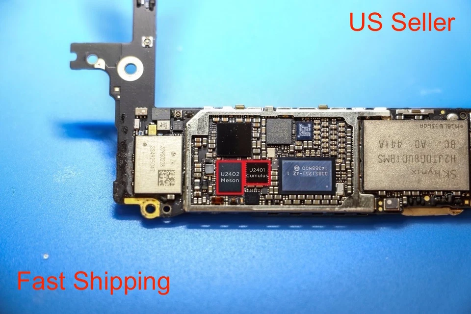 x3 iPhone 6 & 6+ Plus Touch Screen IC Chip U2401 U2402 Black & Silver 343S0694 - Image 2 of 4