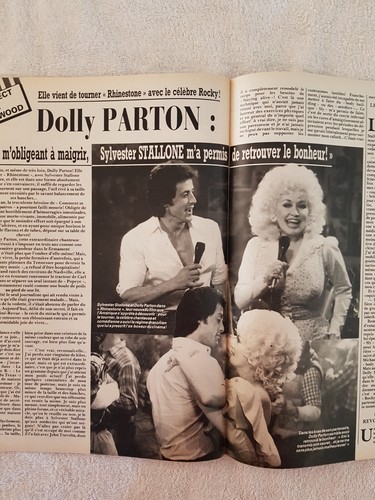 CINE REVUE N°15 12/4/84 STALLONE PARTON MACCIONE BARDOT ATKINS M.JACKSON CAINE - Picture 16 of 16