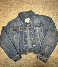 Cherokee Kids Girls Jean Denim Light Jacket M 7/8 med blue wash
