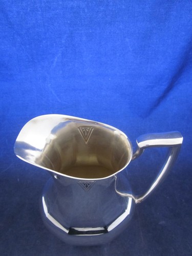 Oneida Silverplate Deauville Community Plate 3 Piece Coffee Set ART DECO 1929 - Picture 20 of 24