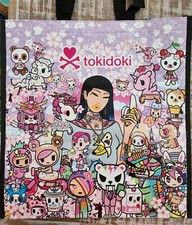Tokidoki "HANAMI PICNIC" Reusable Vinyl Tote Bag W/ Inner Pocket