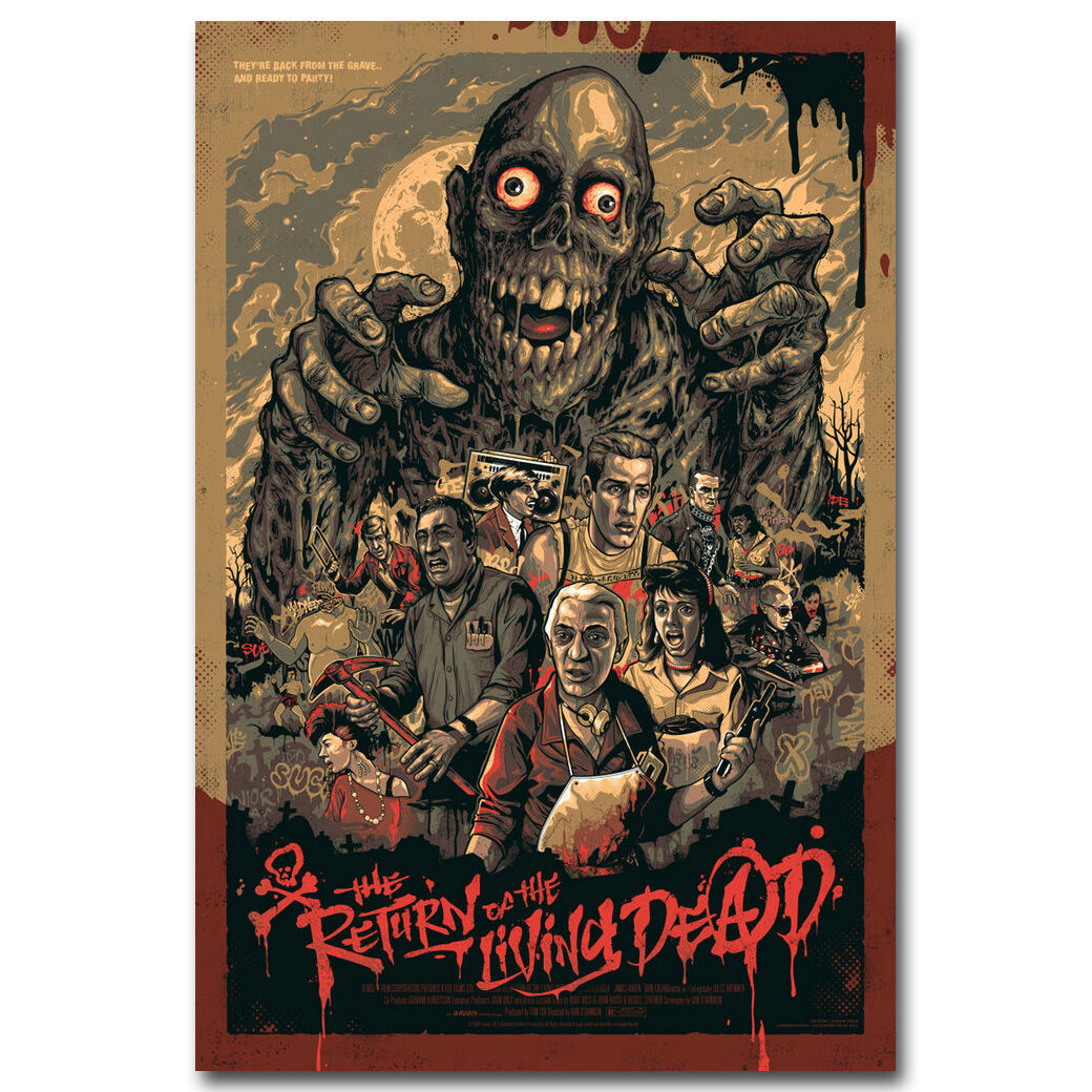 Return of the Living Dead Horror Movie Silk Poster Print 13x20 24x36 inch 006