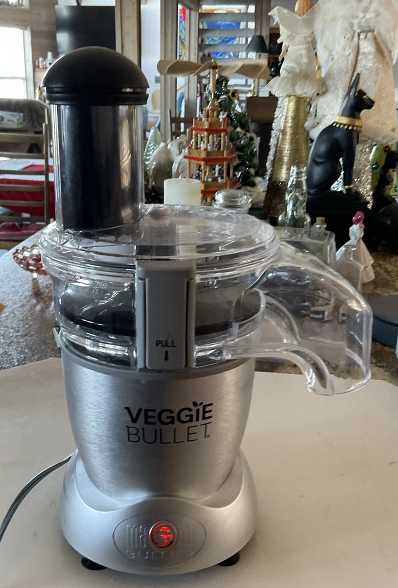 Magic Bullet Veggie Bullet VB-101 Spiralizer Food Processor W/ Pusher  TESTED