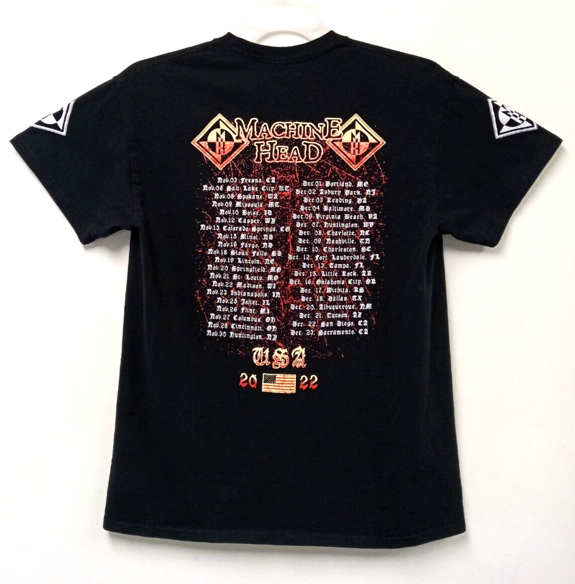 Machine Head CONCERT T-SHIRT Mens Medium 2022 ELECTRIC HAPPY HOUR Machine Head CONCERT T-SHIRT Mens Medium 2022 ELECTRIC HAPPY HOUR