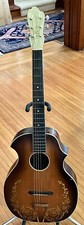 Kay Chicago Recording King Venetian Arch Top Acoustic Guitar , C. 1930s W/case
