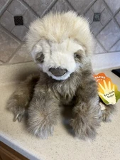 Folkmanis Baby Sloth Hand Puppet Plush 2015 Stuffed Animal NEW w/Tags