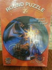 Wizard's Dragon Crystal 500 Piece Puzzle 19.5" NEW Sealed