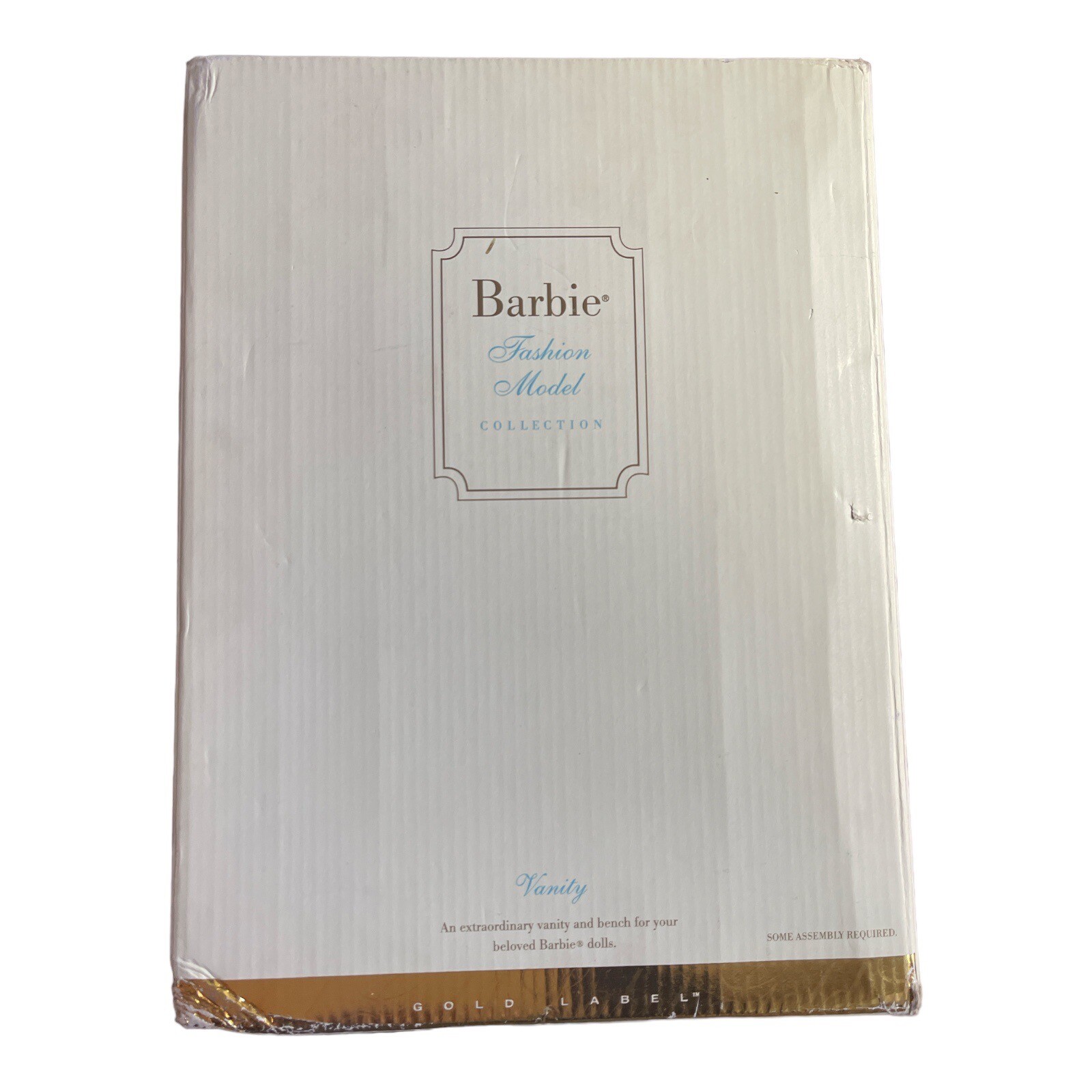 Barbie Fashion Model Collection Silkstone Vanity New in Box Open Gold