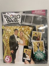 Artskills 6' Tall Gold Photo Booth Prom/Party Gradua Giant Photo Booth Backdrop