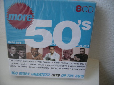 More 50's - NEU/OVP - 8 CD Box - Disky - 160 more greatest hits of the 50's