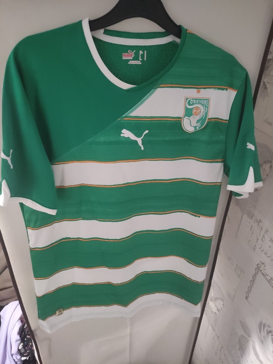 2010-11 Medium Ivory Coast Cote D'Ivoire Away Football Shirt