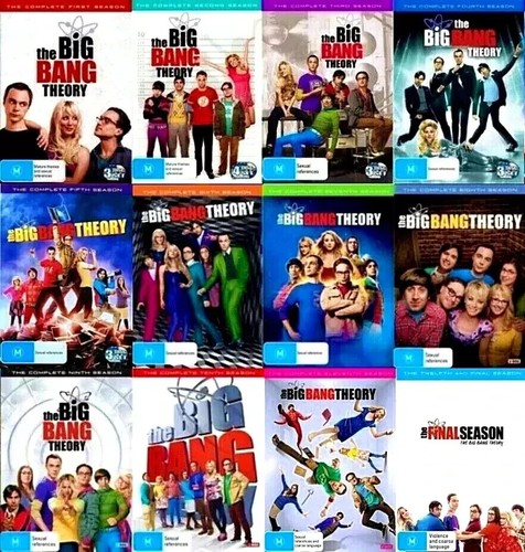 The Big Bang Theory: Season 1-12 (DVD, 37-Disc set) NEW