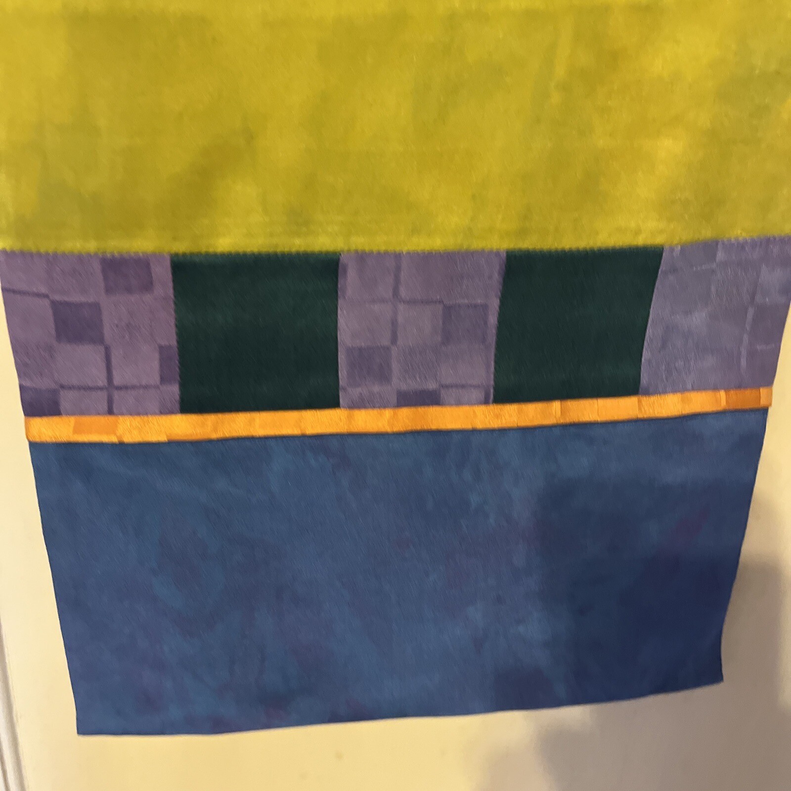 Anonymous Gorgeous Rectangular Silk Scarf ARTSY D… - image 2
