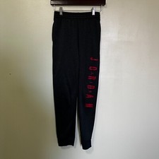 Nike Jordan Air Logo Dri-FIT Joggers Youth Size L Grey Red
